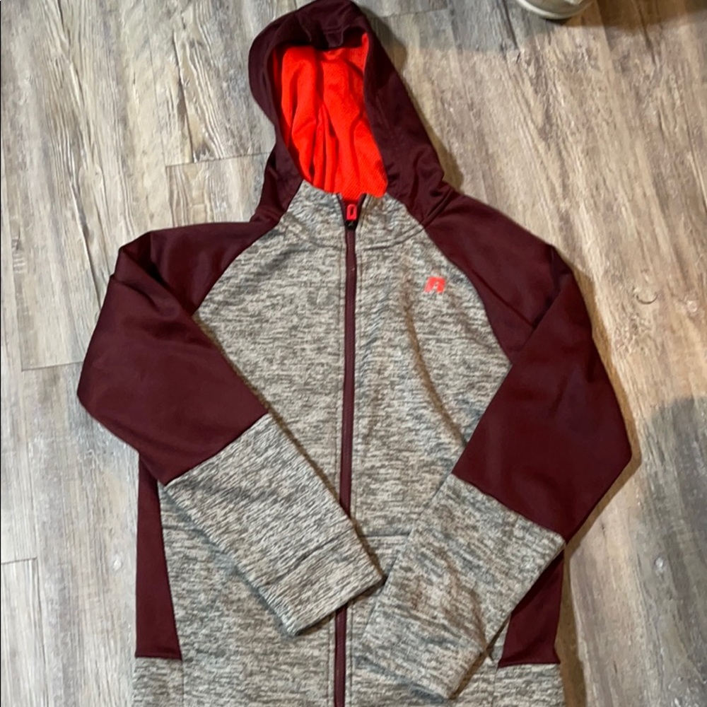 Zip up boys hoodie